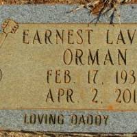 Earnest Lavern ORMAN